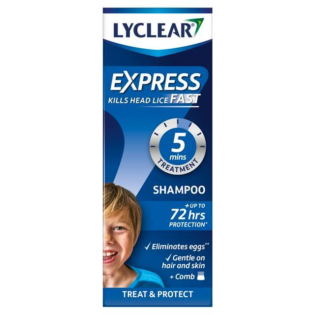 Lyclear Express Treat &amp; Protect Head - Lice Shampoo 200ml - Rightangled